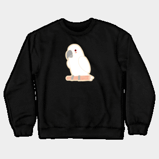 Cute Parrot - White Crewneck Sweatshirt